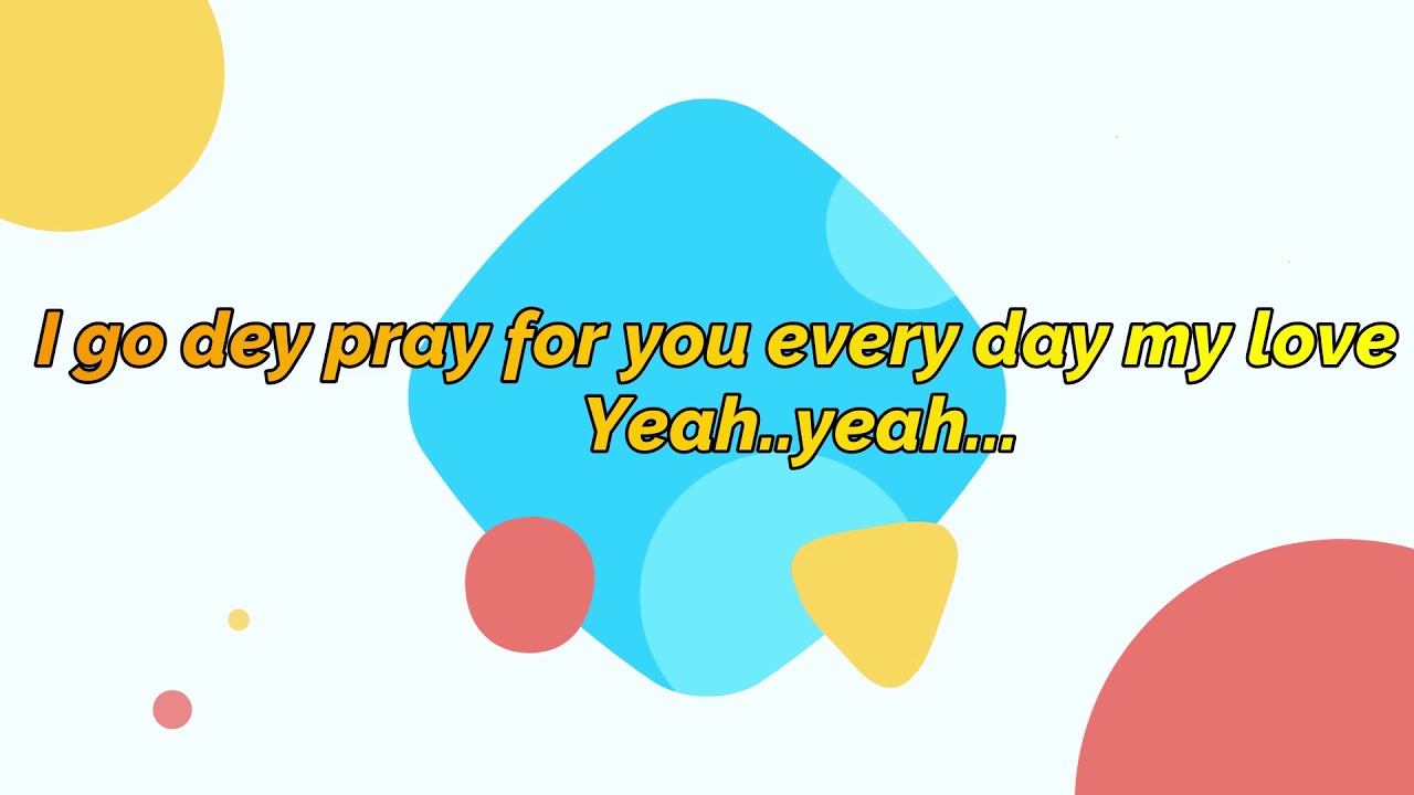 Johny drille wait for me (official video lyrics) YouTube