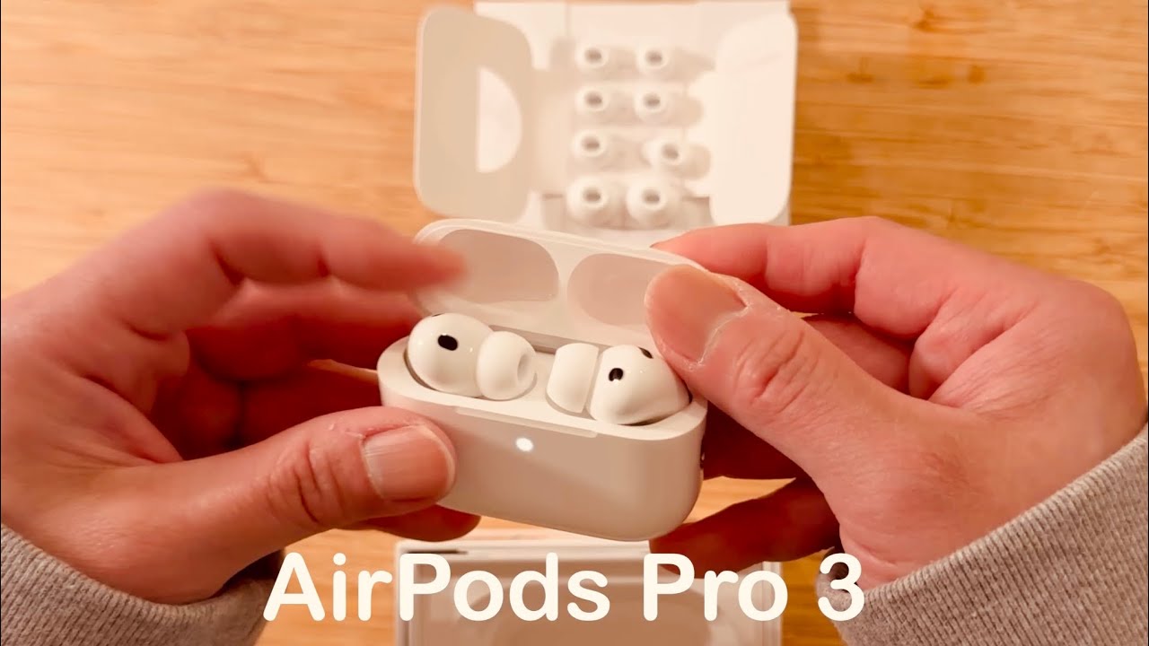 AirPods pro3中身入り  Apple AirPods Pro 3 What's in the box - YouTube