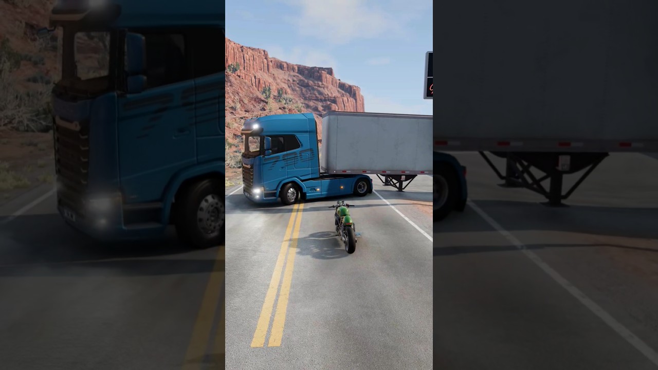Realistic Highway Car Crashes 