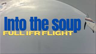 Full IFR Flight - IMC conditions - ILS and RNAV Approaches
