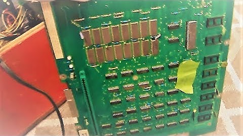 Space Invaders Deluxe Arcade PCB Repair - How to fix Ram Errors, Sound Problems Fixed