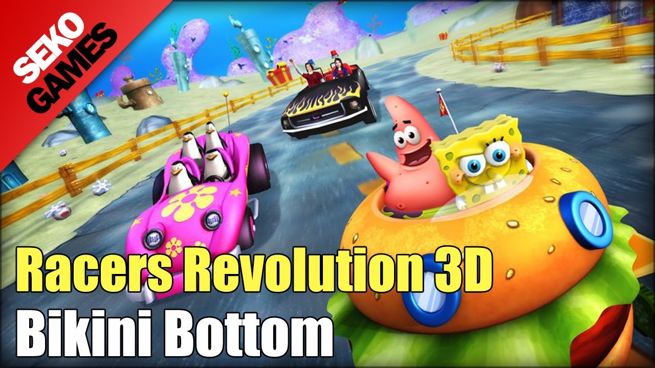 Nick Racers Revolution 3D with SpongeBob at Bikini Bottom3D Racing...