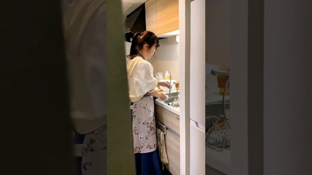 bayagin aja dulu pulang kerja lihat istri lagi cuci piring😆
