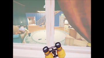 Beating Hello neighbor alpha 1 without being seen.