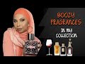 BOOZY FRAGRANCES IN MY COLLECTION | FRAGRANCE COLLECTION 2021