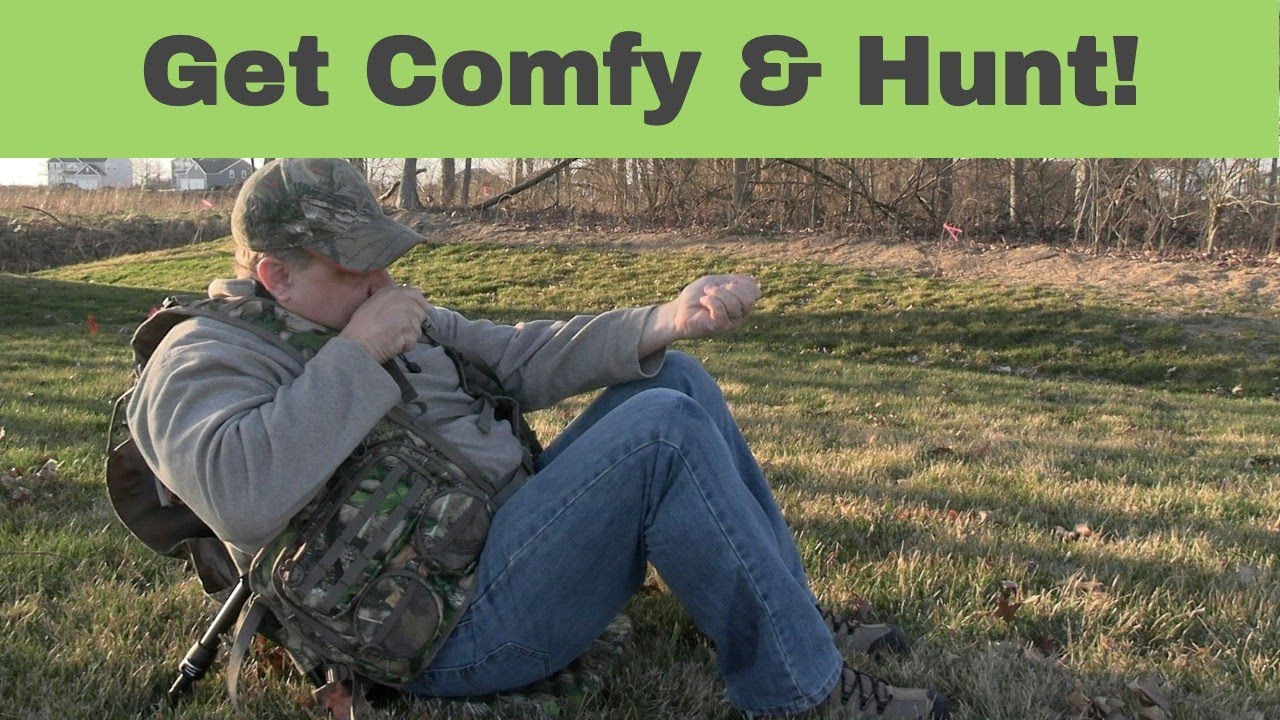 TIDEWE Turkey Vest with Seat, Hunting Vest with Game Pouch and