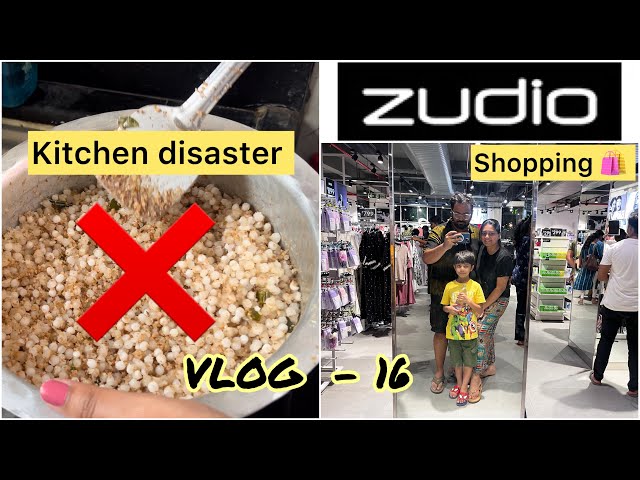 VL16 - Why we threw Pooja’s homemade food? 😔 | #zudio Shopping | Pooja Ridge Vlogs class=