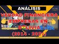 VERDAD FINANCIERA. Análisis Empresas Estatales y S.A Bolivia (2014 - 2021)
