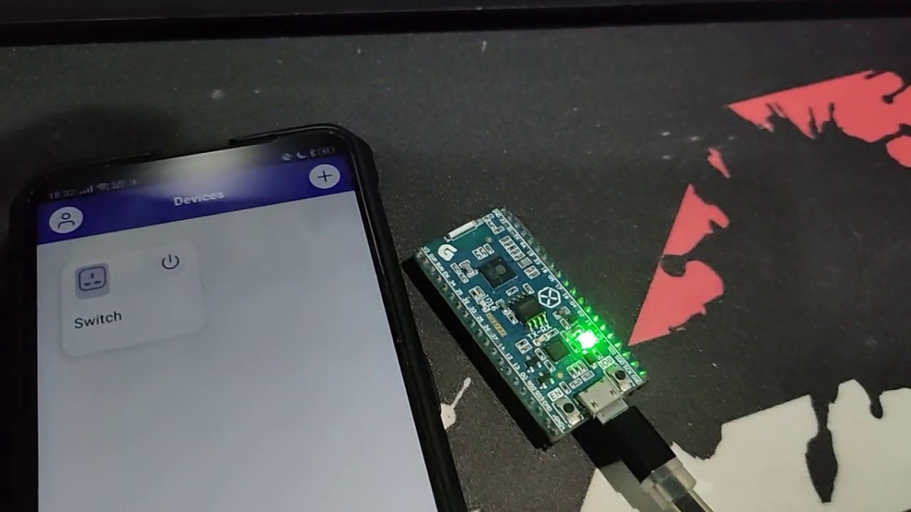 ESP32 developer board with ESP Rainmaker - YouTube