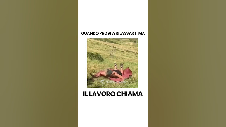 Quando provi a rilassarti ma il lavoro chiama...