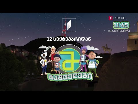 „მაშველები\" - 12 სექტემბრიდან, შაბათი-კვირა, 11:45