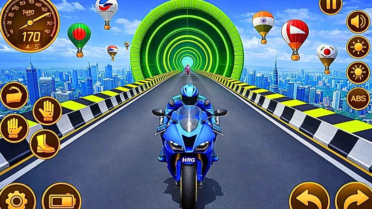 🏍️✨ Ultimate Balance Bike Run – Master Precision & Tight Ramps | Android Gameplay