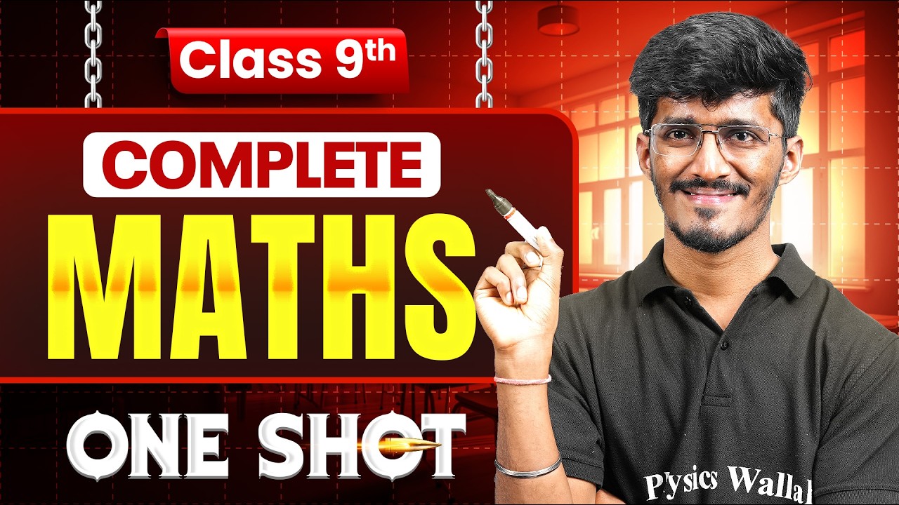 Complete Class 9th MATHS In One Shot | All CHAPTERS Rapid Revision 🔥 ...