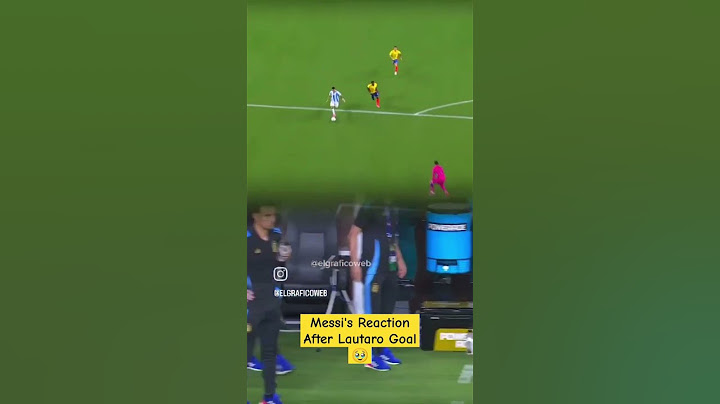 Messi's & Scaloni's Reaction After Lautaro Martinez Goal in Copa America Final 2024
