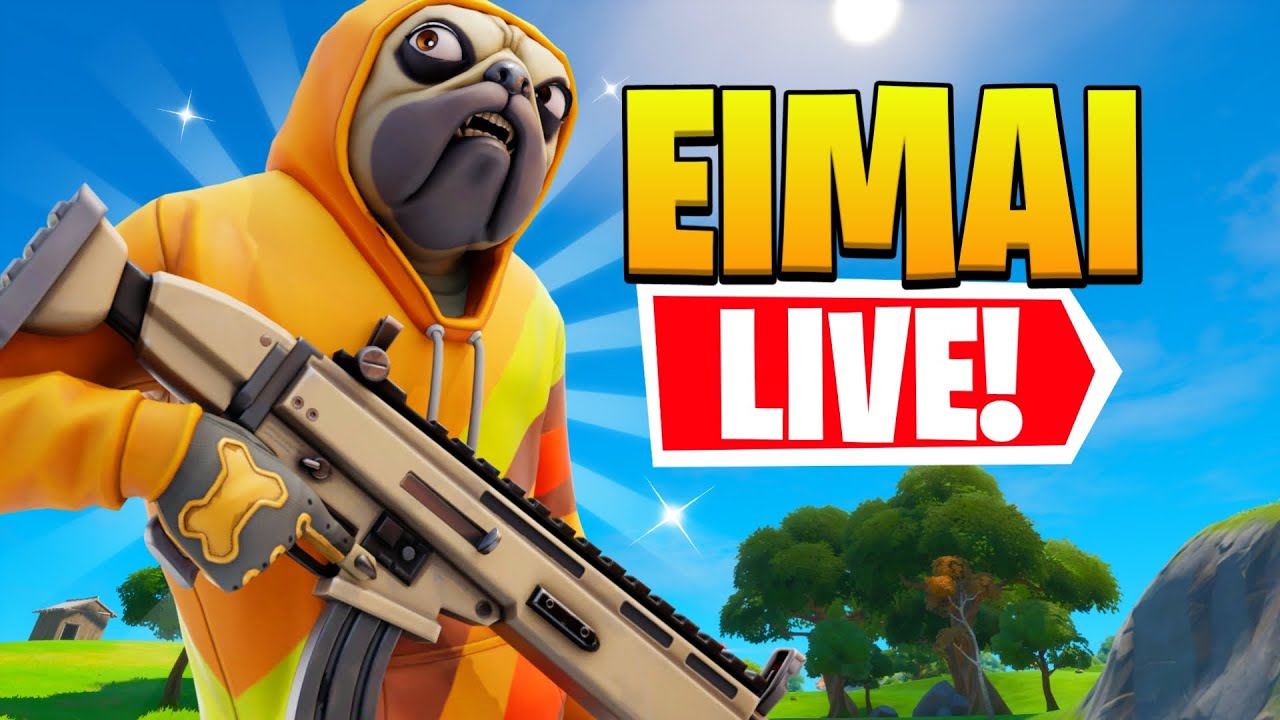 🔴ΕΙΜΑΙ LIVE!(GREEK FORTNITE STREAM)🔴