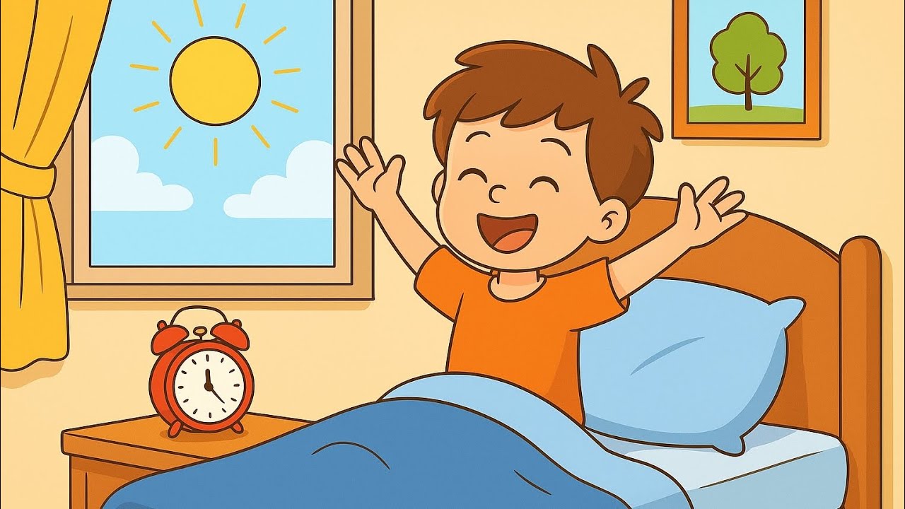 Morning Daily Routine for Kids 🌞 | 3D Cartoon Song | Wake Up, Brush ...