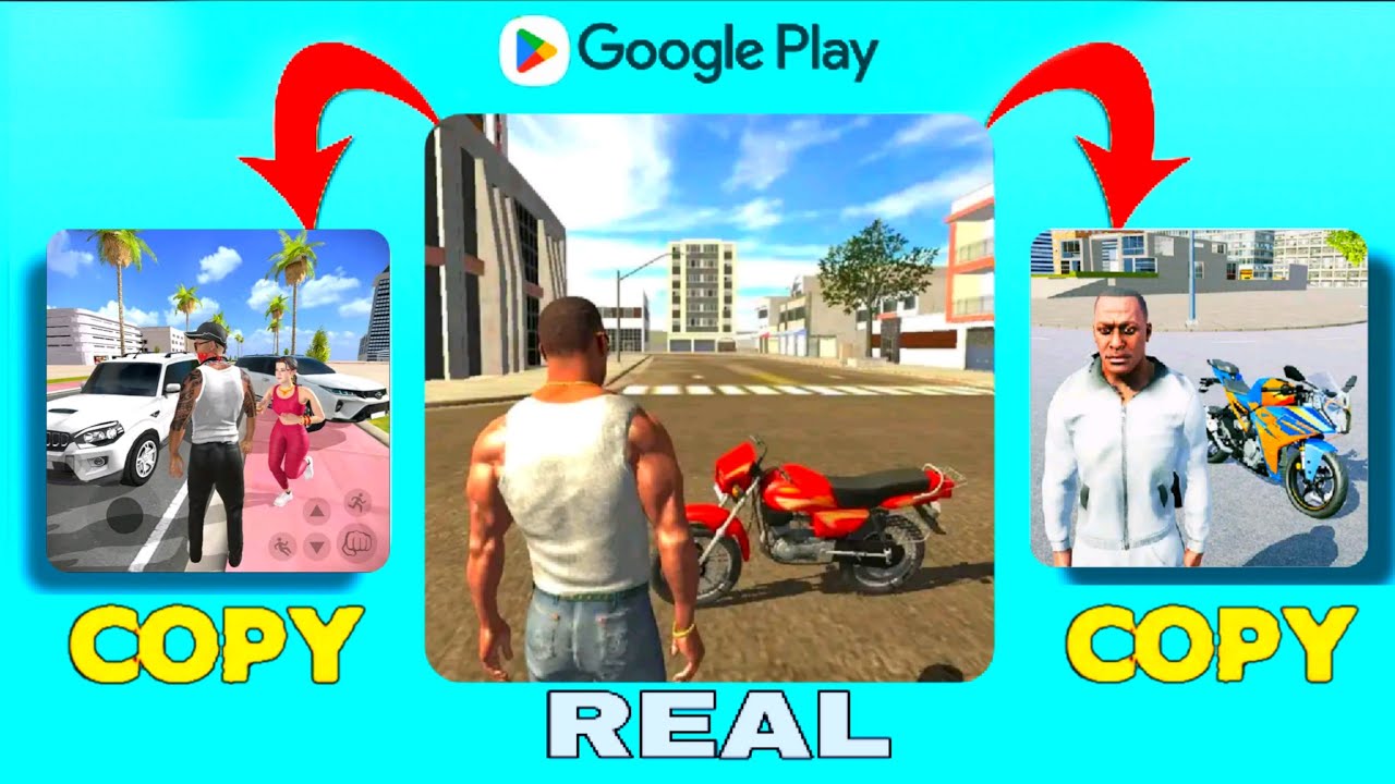 👉 Indian Bike Driving 3D vs Copy Game 🔥 | Kaun Sa Zyada Majedar Hai? | Real vs Copy Gameplay