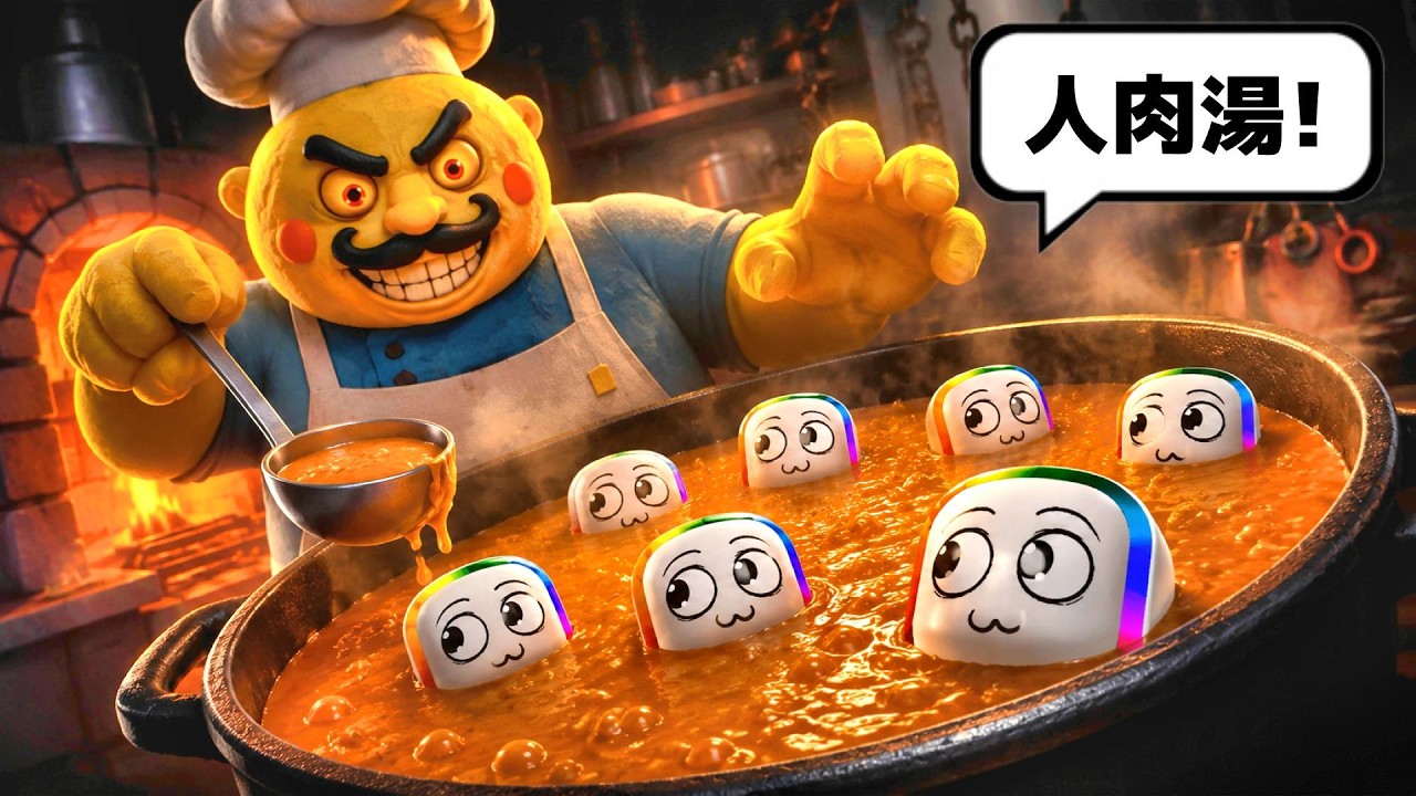 殘暴人肉廚師 " Mr.Mix先生 " ，被抓到就會被做成料理 . . . 😱  ！！【Roblox 機器磚塊】