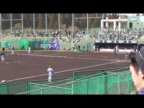 ｵﾘｯｸｽﾊﾞﾌｧﾛｰｽﾞ 春季ｷｬﾝﾌﾟ １軍紅白試合 1回裏 2019年2月17日