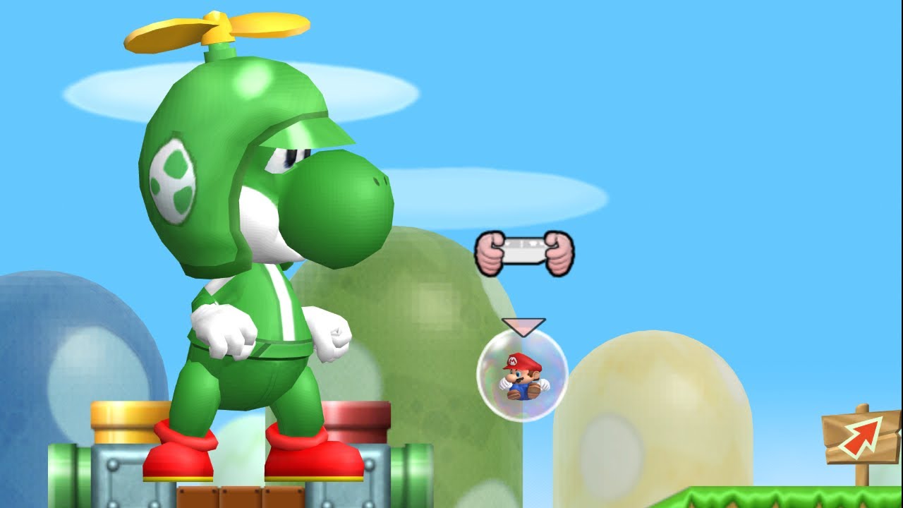 yoshiminajyu様ご確認用ページ！ New Super Mario Bros. Wii Yoshi Land - Walkthrough - #01 - YouTube