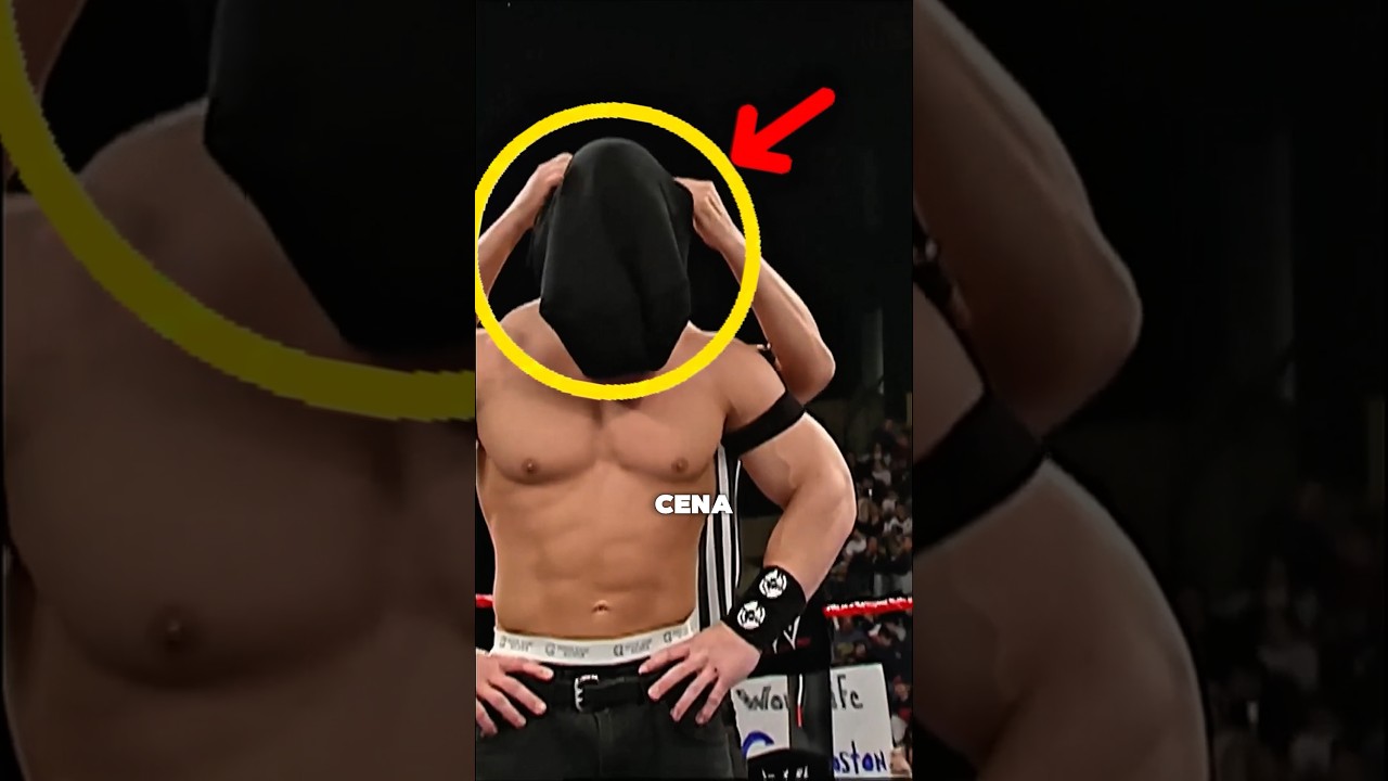 🚨 John Cena Competed Blindfolded… And Still Won! 😳 #wwe #johncena #wrestling #shorts