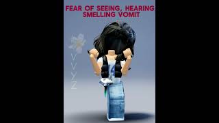 Phobias I have + meanings || :D ||