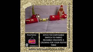 Pullable Reusable Eco Sustainable Christmas Crackers
