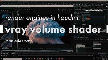 render engines in houdini - vray volume shader