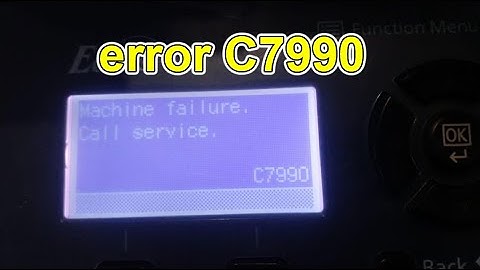 Kyocera M2540Dn M2040Dn error C7990