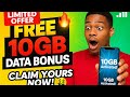 Free 10GB data available for all networks - step-by-step #tutorial #guide #how ow #howto #hack