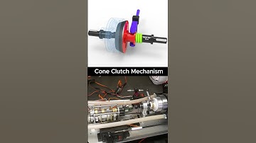 Cone Clutch Mechanism #mechanical #automobile #engineering #mechanic #mechanism