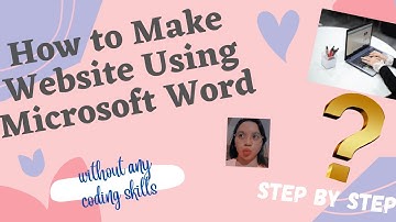 VLOG 01 | MAKING A WEBSITE USING  MICROSOFT WORD | Empowerment Technologies