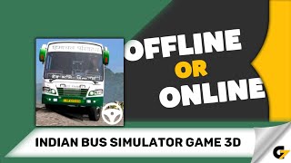 Indian Bus Simulator Game 3D game offline or online ? screenshot 5