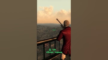 Waar schiet Tenpenny als hij vanaf de top van de Tenpenny Tower schiet? #fallout3