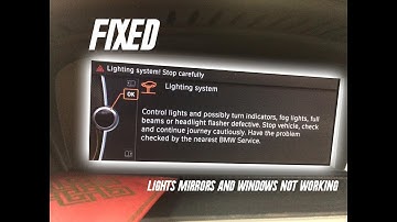 BMW LIGHTS AND WINDOWS Not Working | FRM3 FIX (Solution and Problem Source)