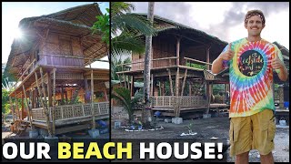 BIG PHILIPPINES BEACH HOME - Our Land In Davao - FILIPINO MADE HOUSE AND GARDEN