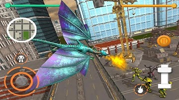 Dragon Robot Transform Game – Mech Robots Battle Android Gameplay