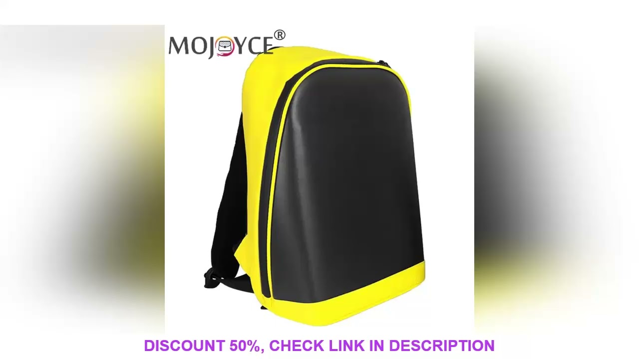 Outdoor Walking Billboard Wifi Bags LED Display Screen Backpack Business Travel Laptop Bag Multi-fun
