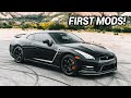 FIRST MODS FOR MY NISSAN GTR!!!