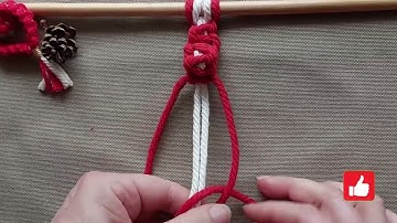 BERRY KNOT MACRAMÈ: learn how to do it