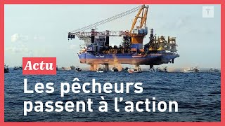 Eoliennes en mer : les pêcheurs bretons encerclent le chantier