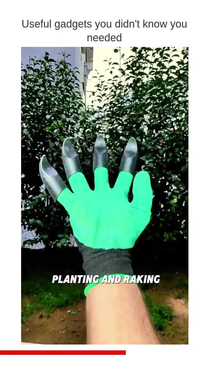 Product link in Bio These garden gloves with built-in clawed fingertips are perfect for digging,