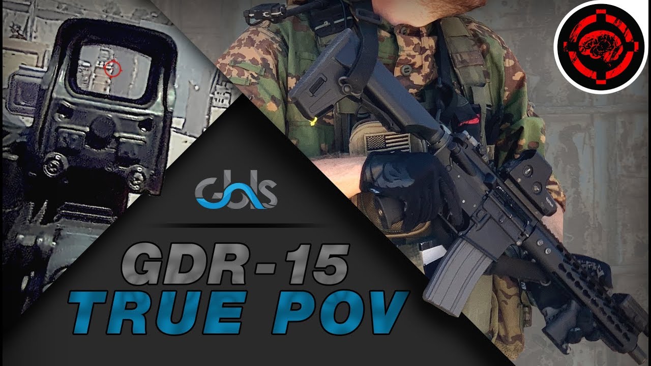 Airsoft POV Gameplay: Most Realistic AEG (GBLS GDR-15)
