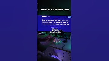 Does your keyboard glow like this? #fasttyping #speedtyping #mechanicalkeyboard #typingasmr