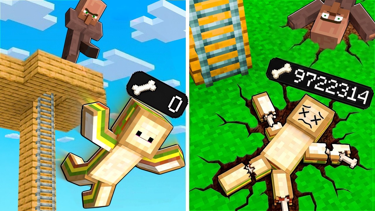KEMİKLERİMİZİ KIRARAK ZENGİN OLDUK! - Minecraft