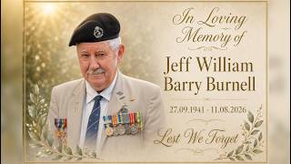 In Loving Memory of Jeff William Barry Burnell