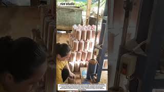 Amazing Sawdust Briquette Making Process | Simple Machine Turning Waste into Fuel