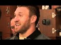 San Francisco 49ers fullback Kyle Juszczyk reacts to 49ers 24-21 victory over the Green Bay Packers