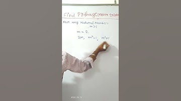 find Pythagorean triplets