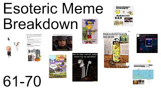 Esoteric Meme Breakdown Episodes 61-70